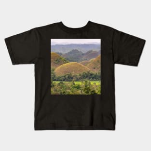 The Chocolate Hills, Carmen, Bohol, Philippines Kids T-Shirt